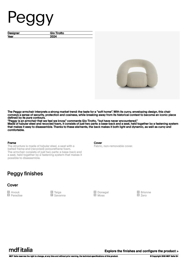 產品規格表Peggy 產品規格表Peggy